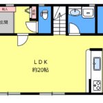 間取り1階_江南市高屋町