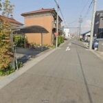 前面道路ストリートビュー＿北名古屋市沖村岡